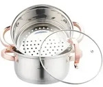 Ein Topf Klausberg 3 Elem. 18Cm Kb-7725 Rose Gold - Gold/Silber