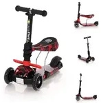 Lorelli Kinderroller Laufrad 2 in 1 Smart PolyurethanR&auml;der leuchten klappbar