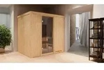Karibu Sauna Innensauna Sodin Fronteinstieg Ofen 9 kW integr. Strg 196x170x198 cm
