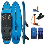 STX iWindsurf RS 280 Windsurf SUP aufblasbar 280&times;85 cm &ndash; Board, Pumpen, Finnen,