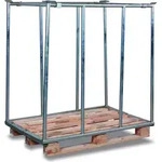 VARIOfit Palettenaufsatz Typ 75 aus verzinktem Stahl 1200x1000mm Ma&szlig;e, 955mm H&ouml;he