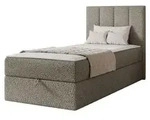MIRJAN24 Boxspringbett Rebos Single Boucle, Ehebett mit zwei Bettk&auml;sten,...