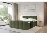 ALTDECOR Boxspringbett mit Fu&szlig;teil - H4 Matratze und Topper - FAMA-Z - 160x200...
