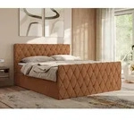 MKS MEBLE Boxspringbett 140x200 mit Bettkasten, Bett 140x200 mit Matratze H3,