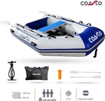 COASTO Schlauchboot mit Carbon Lattenboden, Dingi, Beiboot, Motorboot, Ruderboot