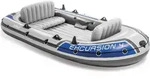 INTEX Schlauchboot mit Rudern und Pumpe Excursion 4 Set 68324NP - Wei&szlig;