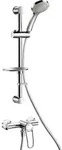 Delabie Duschsystem m. EHM 2739 Securitouch, S-Anschl. STOP/CHECK - Silber