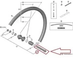 SHIMANO Hohlachse WH-RX-570-R - pr&auml;ziser Ersatz f&uuml;r zuverl&auml;ssige Performance....