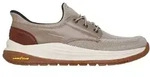 Skechers Herren Sneaker Meroe-Alden 205467 TPE Beige Slip-Ins Hands Free Memory Foam