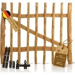 BOOGARDI Gartentor Holz f&uuml;r Staketenzaun 120cm hoch &middot; HxB 120cm x 100cm (3-5cm