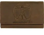 Landleder Geldb&ouml;rse Damen 021589 braun - Braun