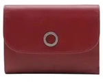 Esquire Leder Geldb&ouml;rse Athena RFID Lady Wallet Red dunkelrot - Dunkelrot
