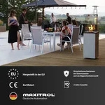 KRATKI Patio Light Granito - Terrassenheizer Gas 8,2kW - Propan-Gas G31/50mbar - Set