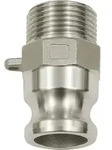 Riegler Kamlok-Schnellkupplungsstecker mit AG, Typ F, ES 1.4401, R 3