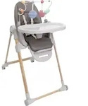 Chicco Polly Armonia Spielbogen - Regenbogen Neutre | Hochstuhl Zubeh&ouml;r - Grau