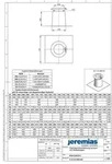 &Oslash; 250 mm Jeremias DW Vision Flachdachdurchf&uuml;hrung konisch