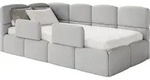 Selsey Cloudy &ndash; Kinderbett 120x200, Kopfteil links, Matratze & Bettkasten,...