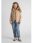 Minoti Weste gesteppt Kapuze Beige Gr. 92 f&uuml;r M&auml;dchen - Beige - 92