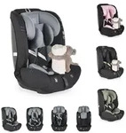Moni Kindersitz i-Size Start (76-150cm) Kopfst&uuml;tze verstellbar, Kuscheltier...
