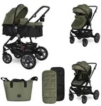 Lorelli Kinderwagen Lora faltbar Gummir&auml;der Tragetasche Sportsitz Fu&szlig;abdeckung