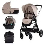 Chipolino Kinderwagen Elite 3 in 1 i-Size Babyschale Sportsitz Babywanne Tasche...