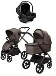 Moon Gio FOLD SET Kombi-Kinderwagen greige inkl. Cosmo Babyschale