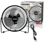 Tischventilator 15cm USB Mesko MS 7322 - Schwarz