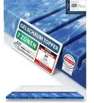 AM Qualit&auml;tsmatratzen | 7-Zonen Deluxe Gelschaum-Topper | 100x210 cm | 8 cm...