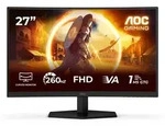 AOC G4 C27G42ZE, 68,6 cm (27"), 1920 x 1080 Pixel, Full HD, LCD, 1 ms, Schwarz, Rot