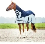 Horse Guard Regen- und Insektendecke Aiman f&uuml;r Pferde - blau - 115 cm - Blau