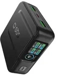 SBS Powerbank 10.000mAh Power Control 2.0 mit Smart TFT Display und PD-Ladung bis 35W