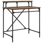 vidaXL Schreibtisch Altholz Holzwerkstoff 80 x 50 x 90 cm - Braun