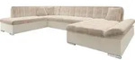 MIRJAN24 Ecksofa Bergen Premium, Bettkasten und Schlaffunktion, U-Form (Farbe:...