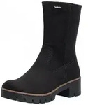 Rieker Damen Stiefelette X5781-00 Schwarz - Schwarz - 36