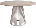 MIRJAN24 Tisch Cone 120, Esszimmer Tisch, Beine aus Stahl (Farbe: Cashmere /...