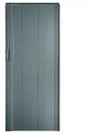 Faltt&uuml;r Schiebet&uuml;r Grau Farben H. 202 cm f&uuml;r T&uuml;rbreite bis 84 cm st3 Neu...