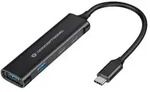 Conceptronic HUBBIES 4-Port-USB 3.0-Hub, USB-C-Anschluss, USB 3.2 Gen 1 (3.1 Gen 1)