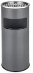 tectake&reg; Standaschenbecher 30 l 25 x 61 cm - Dunkelgrau