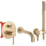 REA Wannenarmatur Lungo Gold Brush + Box - Gold