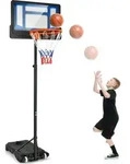 COSTWAY Basketballst&auml;nder 90/158-210 cm h&ouml;henverstellbar, Basketballkorb