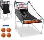 COSTWAY Arcade-Basketballspiel f&uuml;r 1-4 Spieler, 8 Spielmodi Basketballautomat...