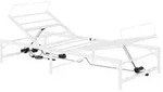 vidaXL Elektrisch verstellbares Bettgestell Wei&szlig; 100 x 190 cm Stahl - Wei&szlig;