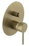 Sapho ULTRASAN Unterputz-Duscharmatur, 2 Weg, Gold matt