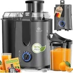 KESSER&reg; Entsafter f&uuml;r Obst und Gem&uuml;se aus Edelstahl 1100W - Dunkelgrau
