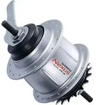 SHIMANO Getriebenabe NEXUS SG-C6001-8C Getriebenabe - 6001-8, Silber 36 Loch. -