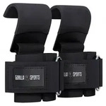 GORILLA SPORTS&reg; Zughilfen - mit Haken aus Stahl, 7mm mit Neopren und...