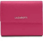 Lazarotti Leder Geldb&ouml;rse Bologna Leather Wallet With 8 Card Slots Hot Pink -...