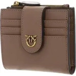 PINKO Leder Geldb&ouml;rse Multi Purpose Wallet Biscotto Zenzero - Antique Gold...