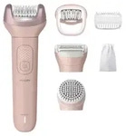 Philips Epilator Series 9000 BRE718/00 Kabelloser Epilierer, nass und trocken, Pink,