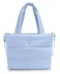 HEYS Schultertasche Umh&auml;ngetasche mit Laptopfach The Puffer Tote Bag Blue...